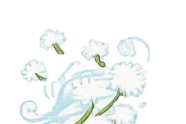 柳絮飞 — Chinese nursery rhyme illustration