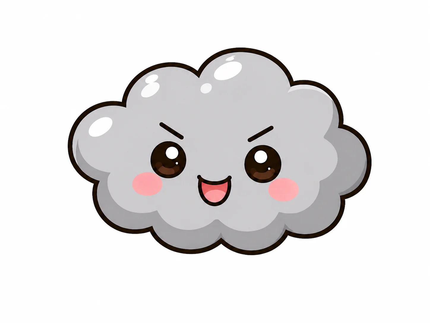 小乌云 — Chinese nursery rhyme illustration