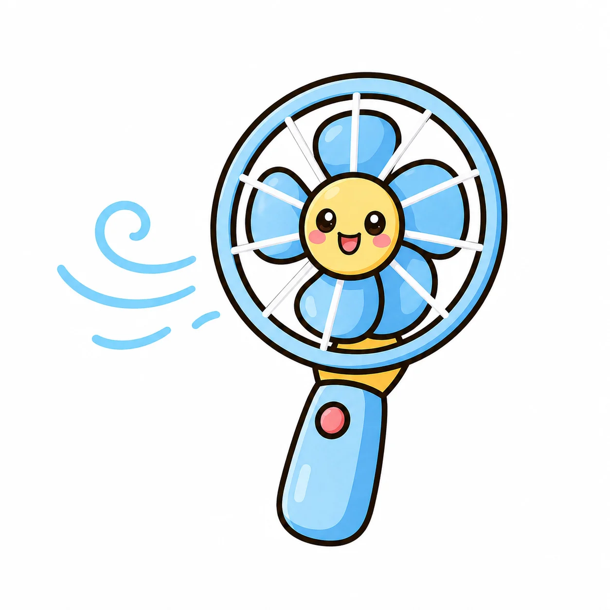 扇有风 — Chinese nursery rhyme illustration
