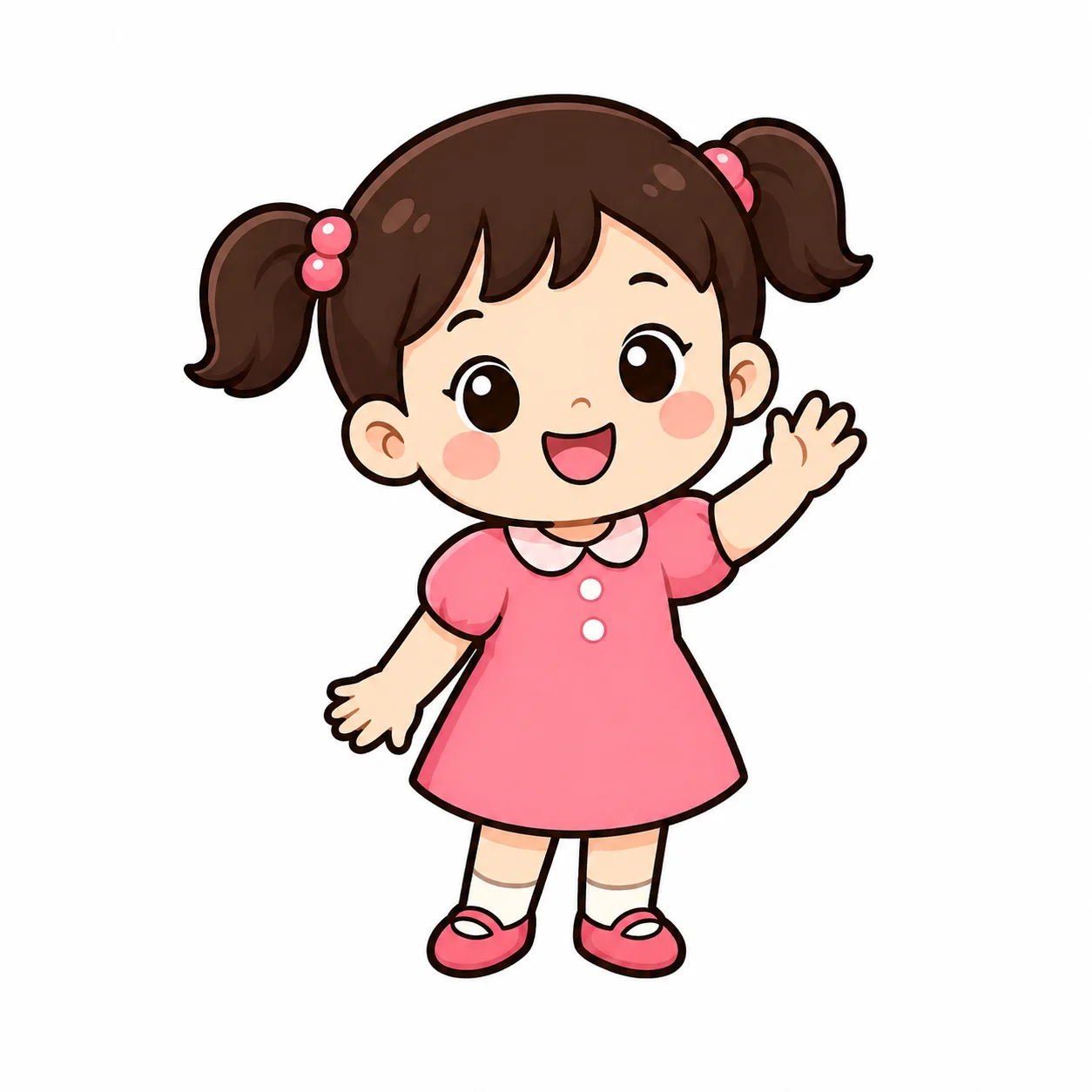 小妞妞 — Chinese nursery rhyme illustration