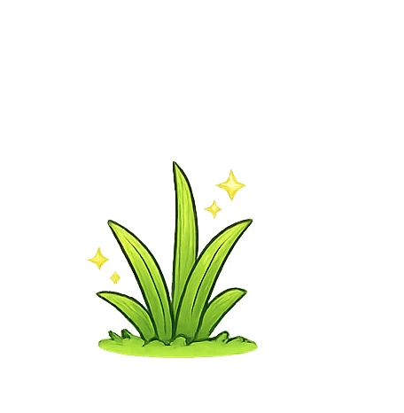 小小草 — Chinese nursery rhyme illustration