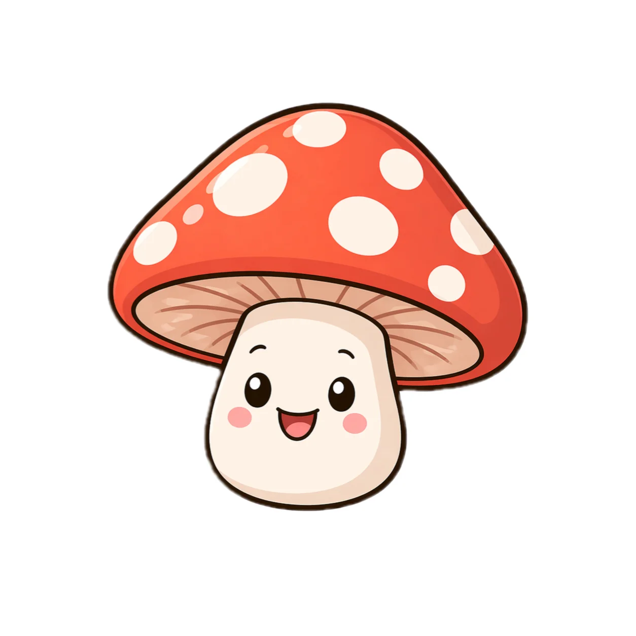 小蘑菇 — Chinese nursery rhyme illustration