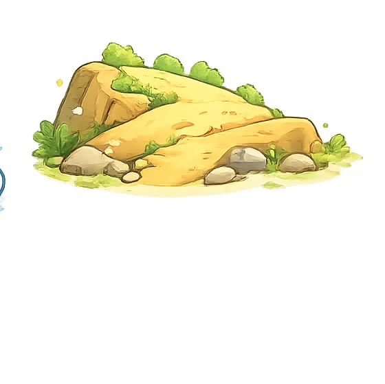 黄土坡 — Chinese nursery rhyme illustration