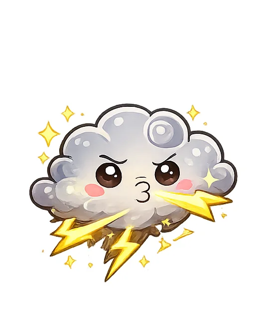 雷娃娃和电娃娃 — Chinese nursery rhyme illustration