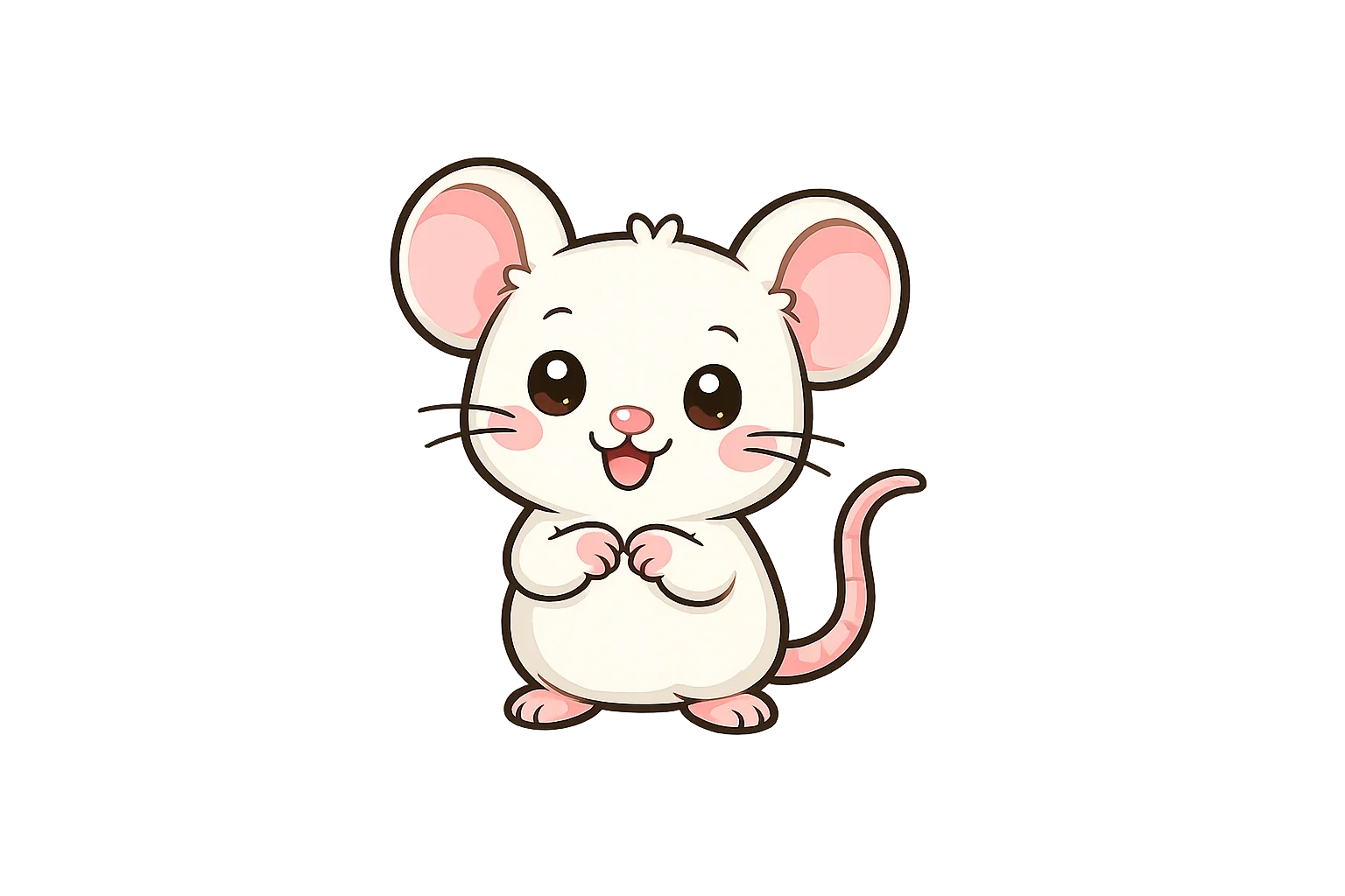 小田鼠 — Chinese nursery rhyme illustration