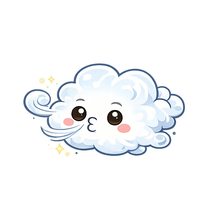 风宝宝 — Chinese nursery rhyme illustration